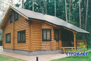 Фотография Проект дома из бревна Лесное шале Б21 проекты шале - Лесное шале