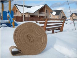 Утепление дома, джут, джутовое волокно