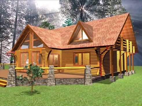 Дома из оцилиндрованного бревна, деревянные дома Дома из оцилиндрованного бревна, деревянные дома