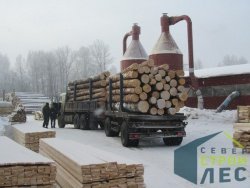 Доставка заготовленного леса на объект