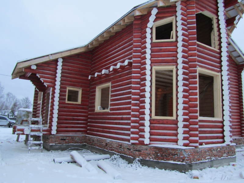  Обшивка деревянного дома блок хаусом