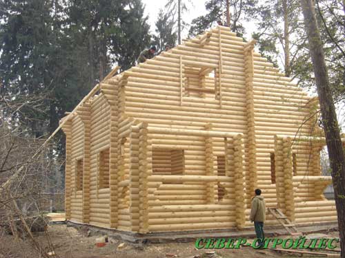 Сруб деревянный дом