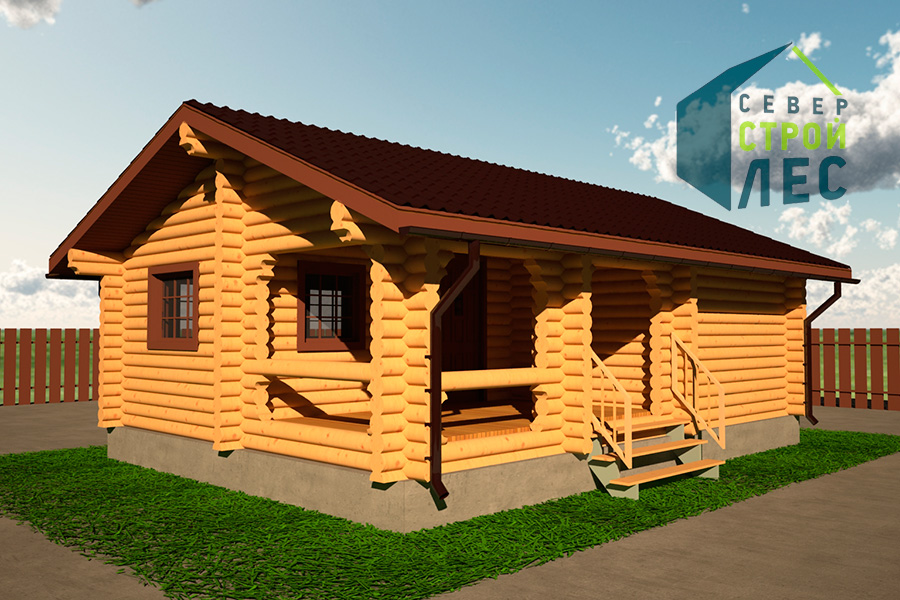 Сруб бани 43 "Ивушка" Сруб бани 43 "Ивушка"